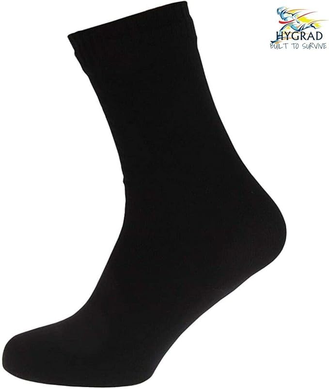 HYGRAD BUILT TO SURVIVE Waterproof Outdoor Socks Thermal Insulated Wudhu, Sharia Compliant Ablution Socks