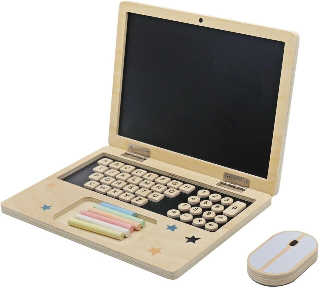 Montessori Toys 11.5" Laptop Preschool Learning Activities 3 Year Old Boy Gift, Pretend Play Toddlers Birthday Gift,Learning and Educational Toys for 3 4 5 6 7 8 Year Old Kids