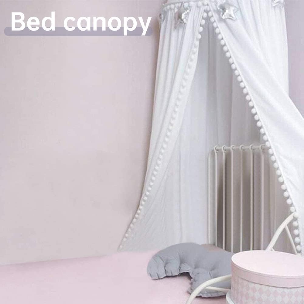 HYGRAD BUILT TO SURVIVE Durable Kids Bedroom Canopy Tent, Round Princess Dome Canopy Hanging Netting for Children Reading Nook Room, Nursery Decor, Mosquito Net Protection