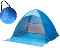 Pop Up Beach Tent, UPF 50+ for UV Sun Protection Camping Tent, Waterproof Beach Umbrella for Family Portable Sun Shades for Outdoor Patio, Fishing, Picnic,Pool Parties