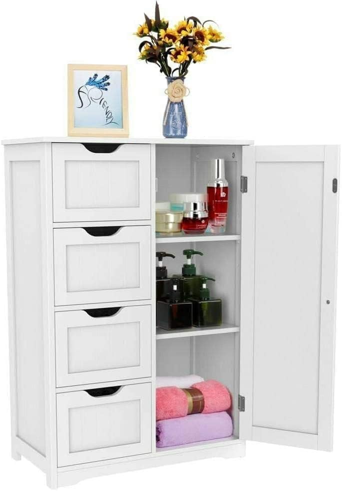 Bathroom cabinet - door and shelf detail