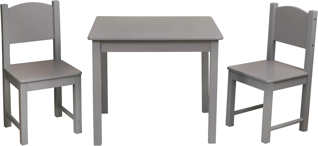 Kids Table and Chair Set Grey - full set
