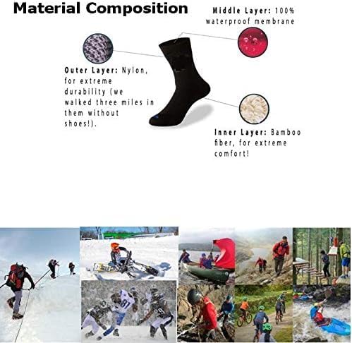 HYGRAD BUILT TO SURVIVE Waterproof Outdoor Socks Thermal Insulated Wudhu, Sharia Compliant Ablution Socks