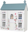 3-Story Wooden Dollhouse White - Victorian cottage doll house