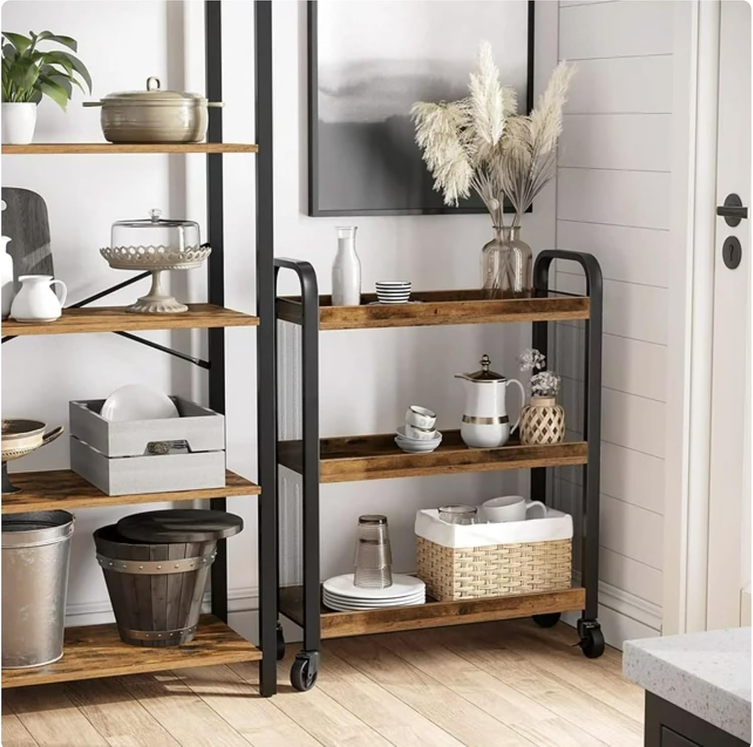 Rolling utility cart - in kitchen