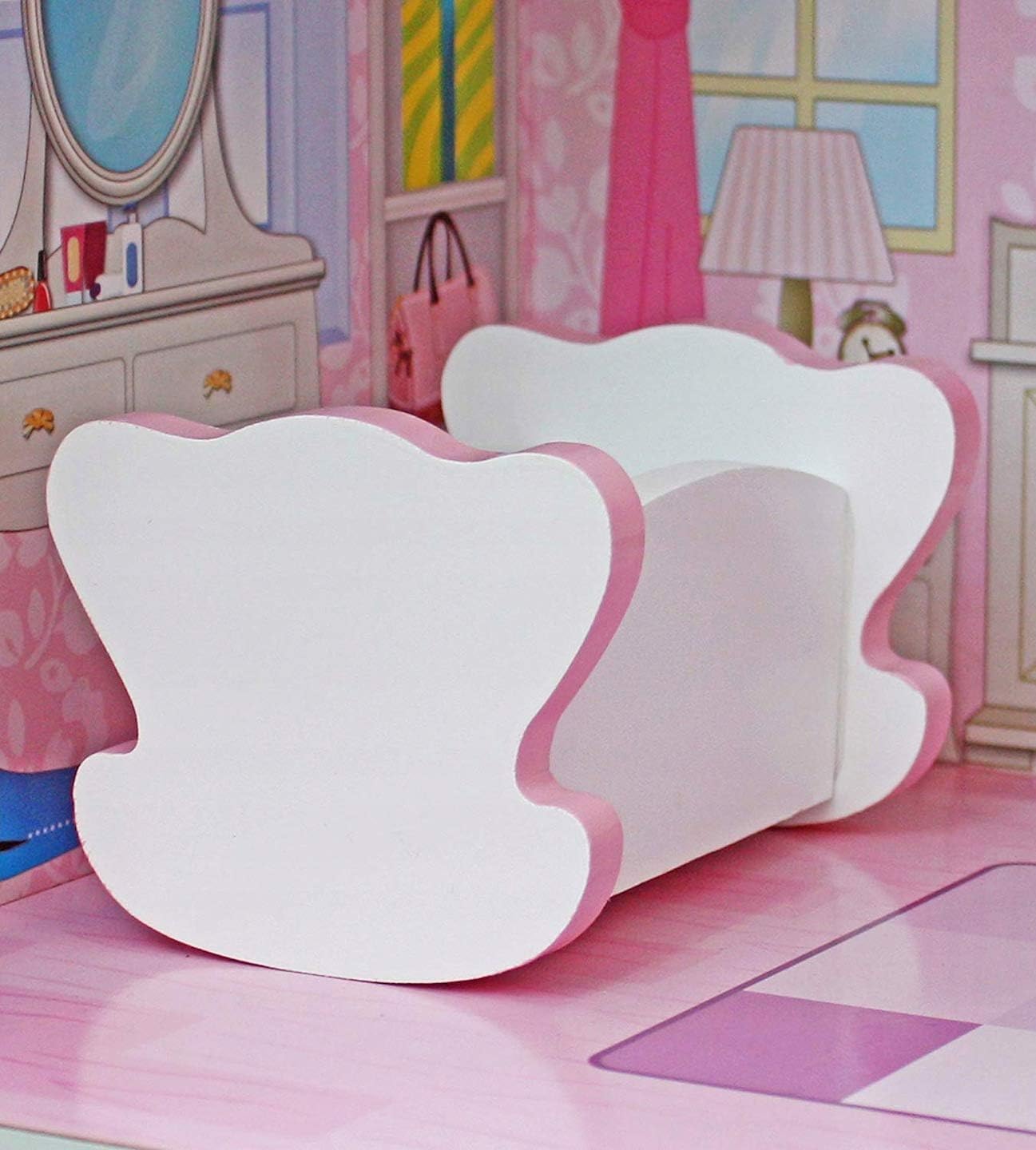 Wooden Dollhouse Design 2 - detail view