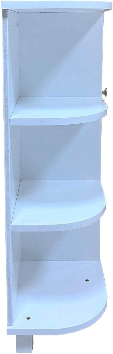 HYGRAD BUILT TO SURVIVE Wooden Storage Organizer with Book Shelf, Side Storage Floor Standing Cabinet with Adjustable Shelves for Bathroom Kitchen, Entryway, Living Room Furniture