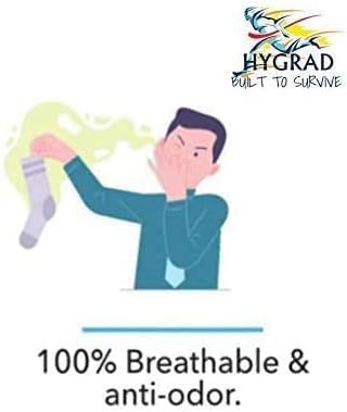HYGRAD BUILT TO SURVIVE Waterproof Outdoor Socks Thermal Insulated Wudhu, Sharia Compliant Ablution Socks