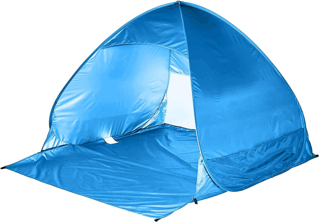 Pop Up Beach Tent, UPF 50+ for UV Sun Protection Camping Tent, Waterproof Beach Umbrella for Family Portable Sun Shades for Outdoor Patio, Fishing, Picnic,Pool Parties