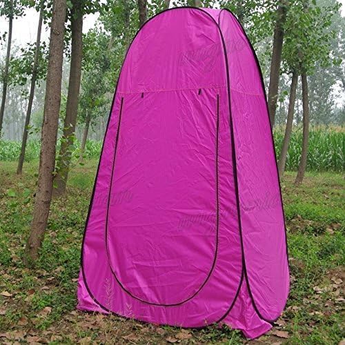 Portable Instant Camping Pop Up Tent - Camping Beach Shade Outdoor Setup for Privacy Shower, Toilet for Family Camping Hiking & Traveling Tent with Bag