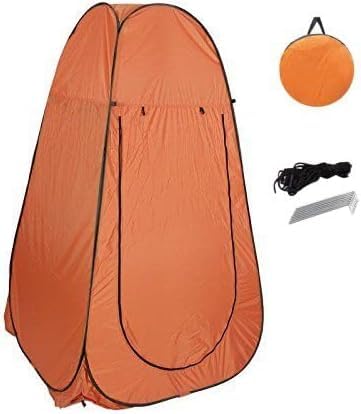 Portable Instant Camping Pop Up Tent - Camping Beach Shade Outdoor Setup for Privacy Shower, Toilet for Family Camping Hiking & Traveling Tent with Bag