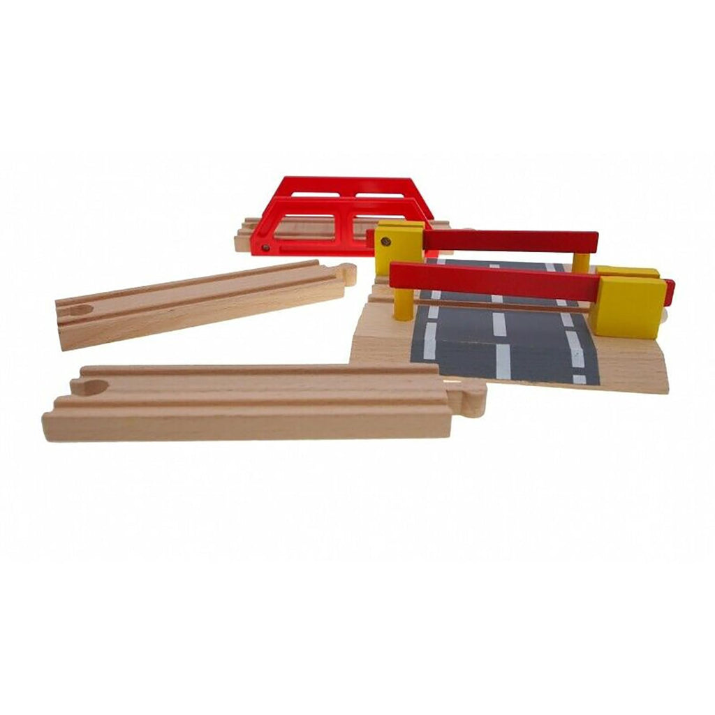 100 PCS Wooden Train Set -Premium Wood Train Tracks & Trains Toys for Toddlers 3,4,5 Years Old, Expandable Train Toys Railway Kits for Girls Boys, Fit All Major Bands Train Tracks Set