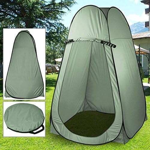 Portable Instant Camping Pop Up Tent - Camping Beach Shade Outdoor Setup for Privacy Shower, Toilet for Family Camping Hiking & Traveling Tent with Bag