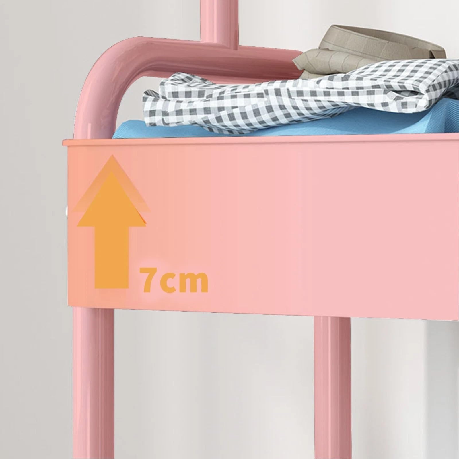 HYGRAD BUILT TO SURVIVE Heavy Duty Metal Clothes Rack On Wheels, Portable Rack For Hanging Clothes With Shoe Storage, Freestanding Closet Organizer Shelves For Garment Hanging Hat, Coats